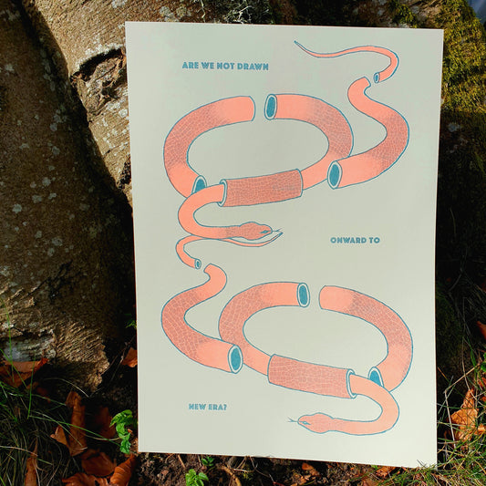 Palindrome Risograph Print