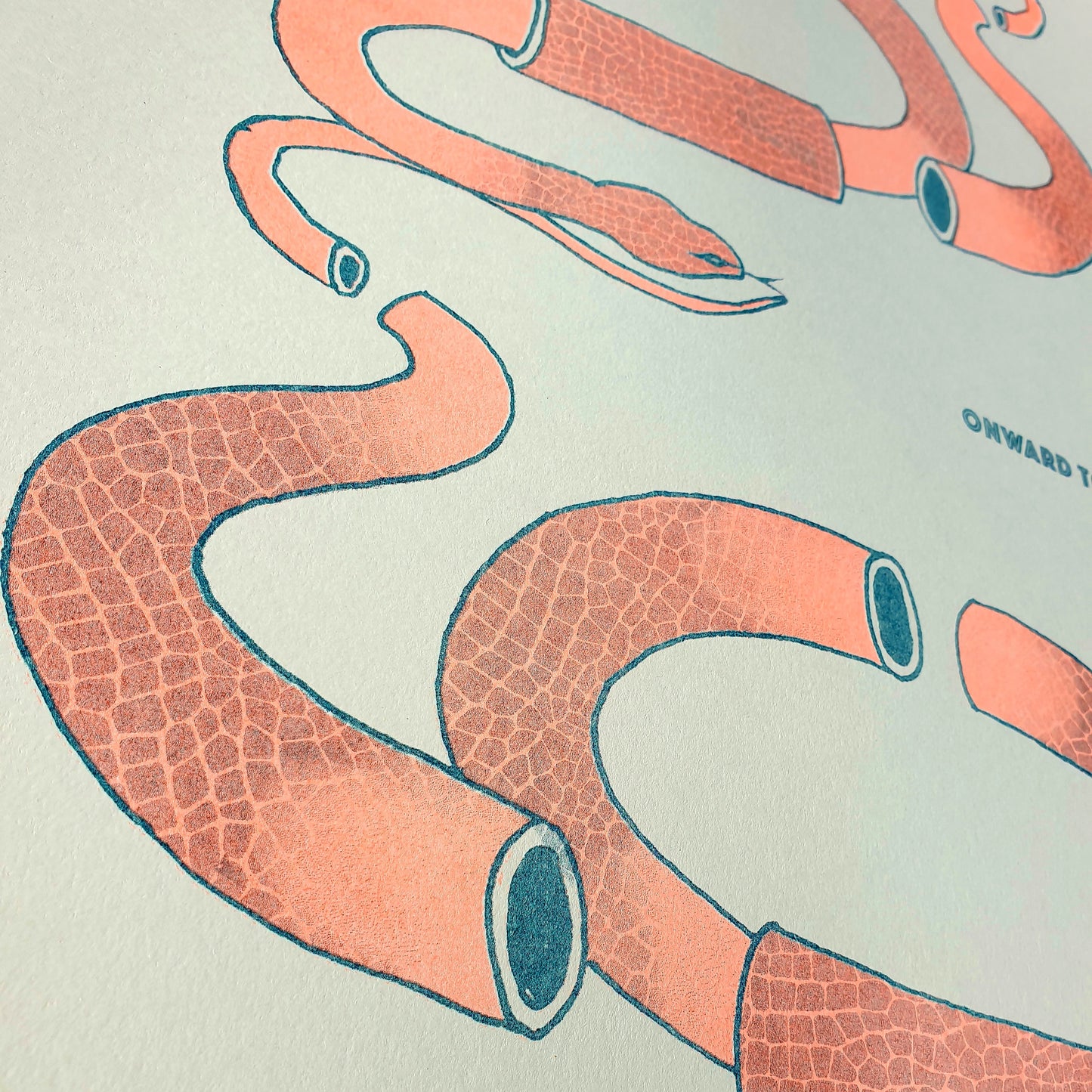 Palindrome Risograph Print