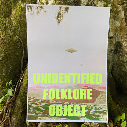 UFO Risograph Print