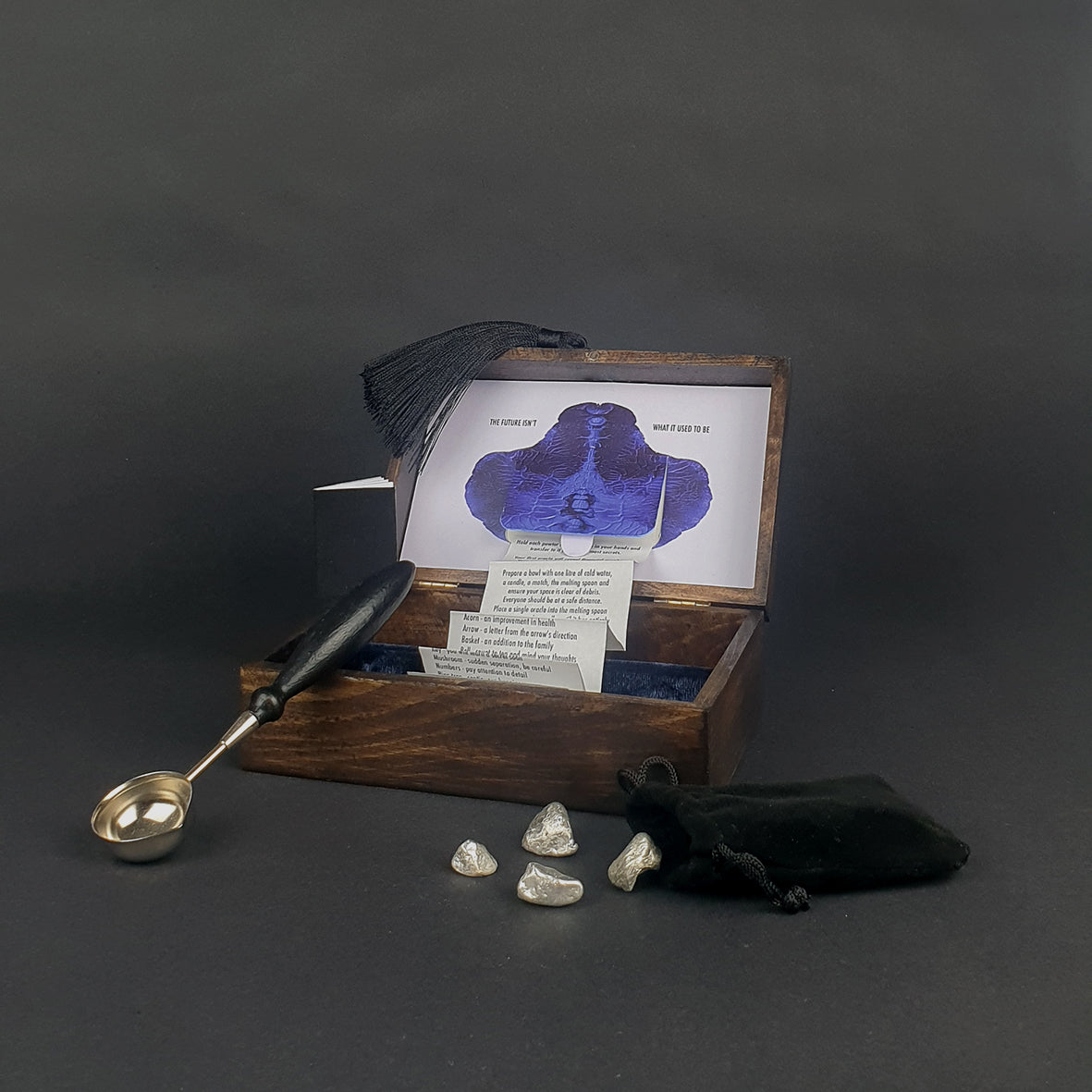 Pewter Divination Kit