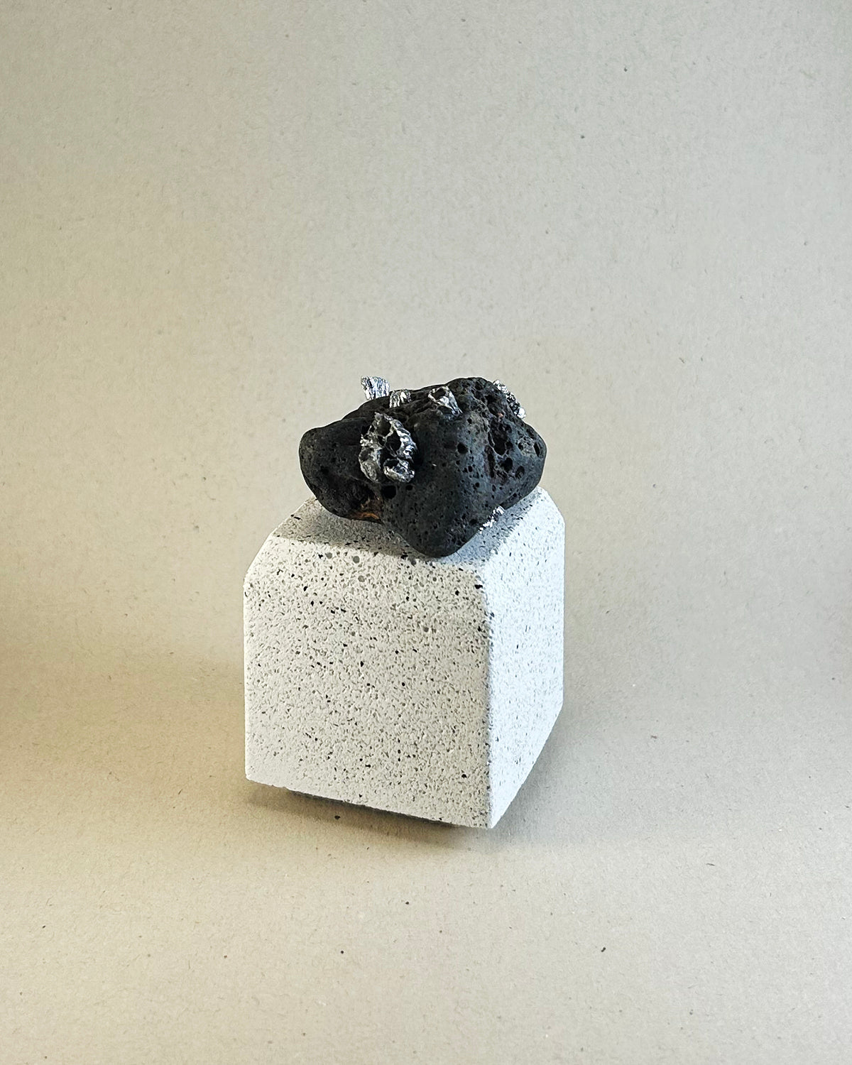 Metal Barnacles on Lava Rock